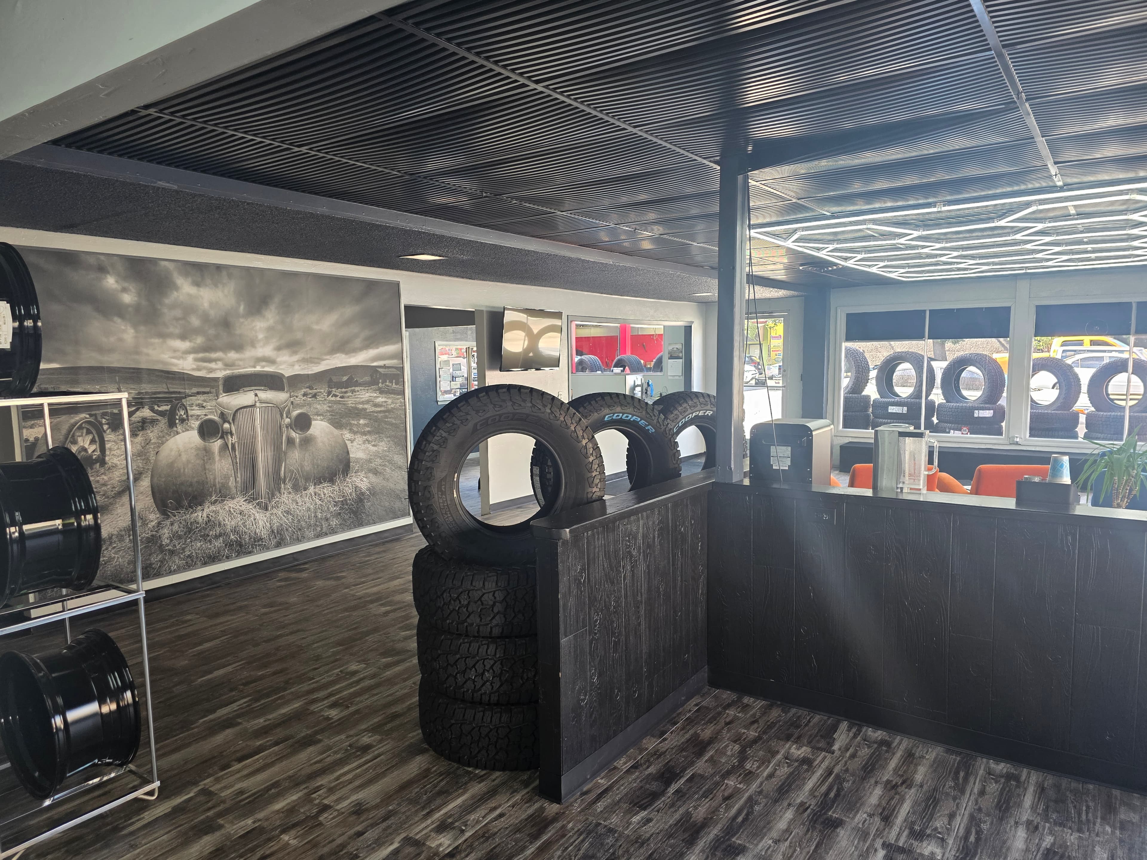 Tires+ shop exterior