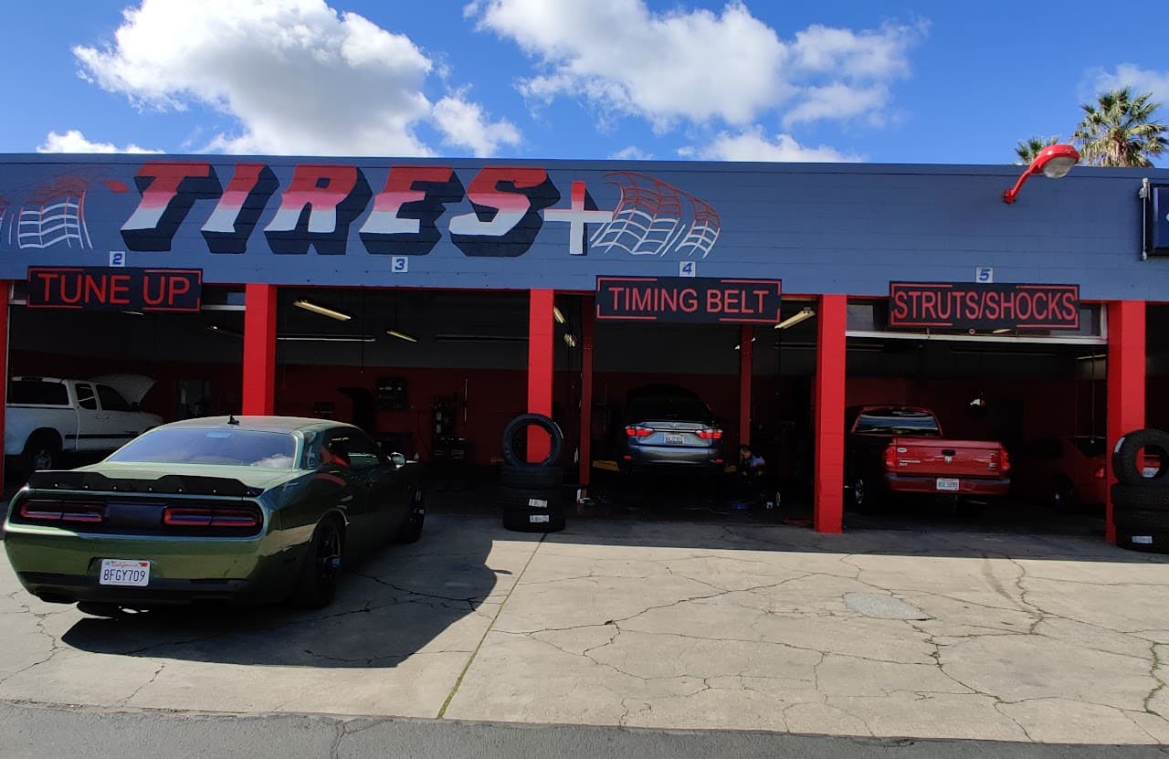 Tires+ shop exterior